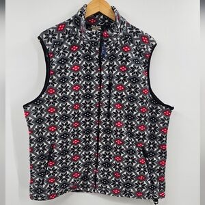 L.L.Bean Vintage Fair Isle Vest Size Large
